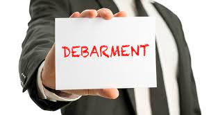 Understanding the process of debarment